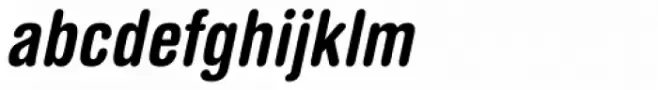 Helvetica Pro Rounded Bold Condensed Oblique