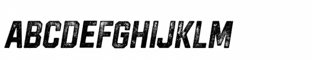 Hockeynight Sans Rough Bold Italic