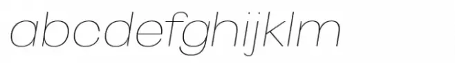 HT Arcadia Grotesk Expanded Expanded Thin Italic