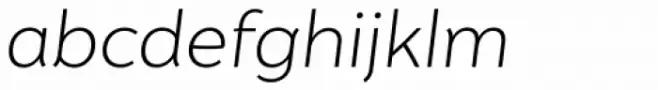 Igna Sans Ultra Light Italic