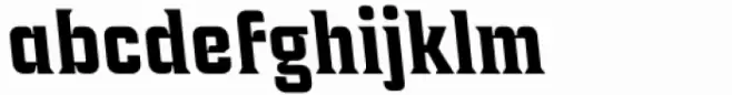 Industria Serif Bold Back