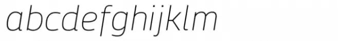Isard Thin Italic