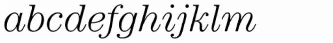 ITC Century Std Light Italic