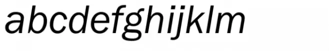 ITC Franklin Gothic LT Book Italic