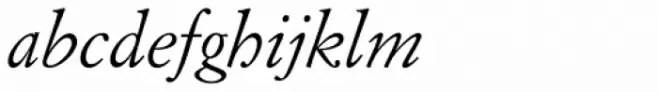 Italian Garamond Italic