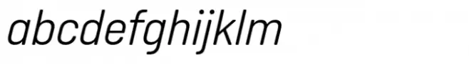 Italian Plate No1 Std Light Italic