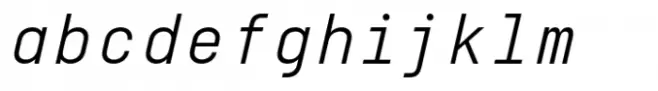 Italian Plate No2 Mono Std Light Italic