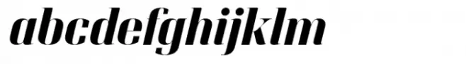 Italian Plate No5 Display Std Extrabold Italic