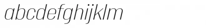 Italian Plate No6 Std Thin Italic