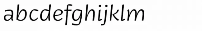 Jantar Flow Light Italic