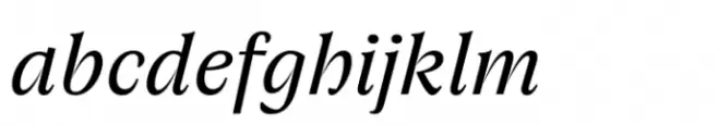 Joane Pro XS Regular Italic