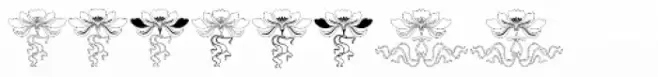 Jugendstil Flowers Two