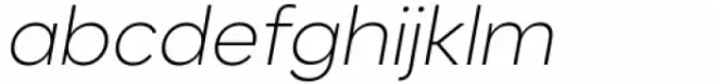 Kanyon Light Italic