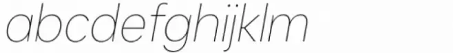 Kanyon Narrow Hairline Italic