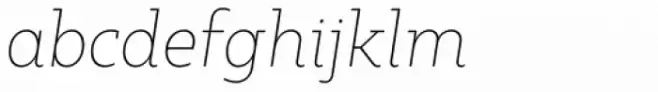 Kappa Vol2 Display Thin Italic