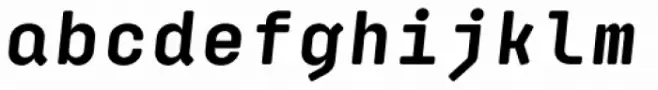Klamp 105 Mono Bold Oblique