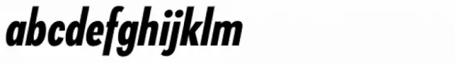 Klik Bold Condensed Italic