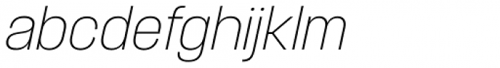 Korolev Alternates ExtraLight Italic