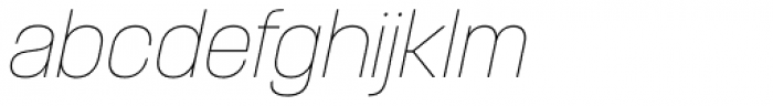 Korolev Rounded Alternates Thin Italic