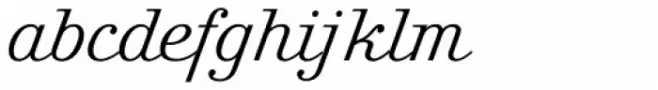 Kursivschrift Liegend Haar