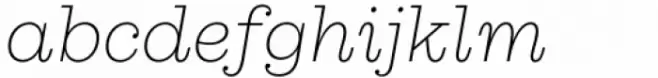 Lagom Ultralight Italic