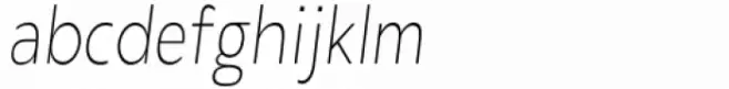 Laire Sans Extra Light Oblique Condensed