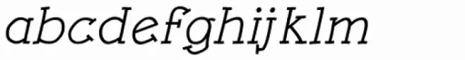 Linotype Rough Com Medium Italic