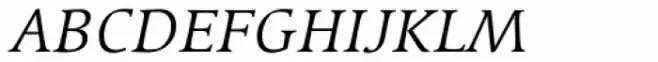 Linotype Syntax Serif SC Light Italic