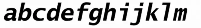 Lucida Sans Typewriter Std Bold Oblique