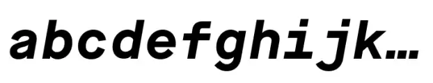 Maison Neue Mono Bold Italic