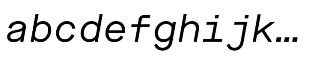 Maison Neue Mono Italic