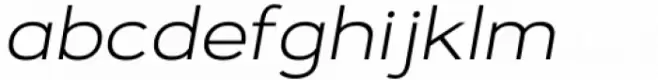 Manche Extra Light Expanded Oblique