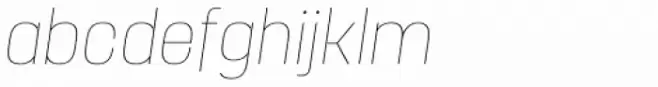 Manual Hairline Condensed Italic