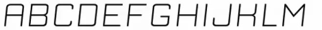 Manufaktur Expanded Light Italic