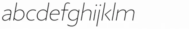 Massimo Ultra Light Italic