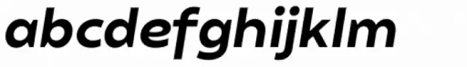 Matahari Sans Extra Bold Oblique