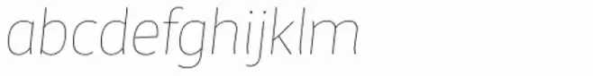 Maya Samuels Thin Italic