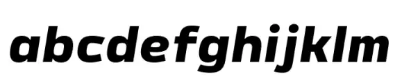 Meguro Sans Black Italic