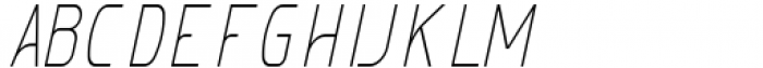 Melatea Extra Light Italic Condensed