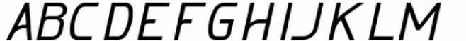 Melatea Semi Bold Italic