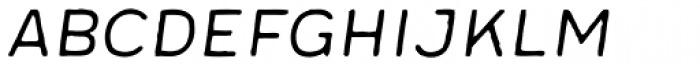 Meltow Sans 100 Handmade Italic