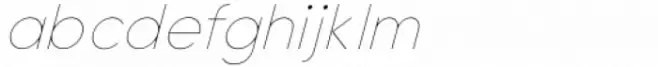 Metablue Thin Italic