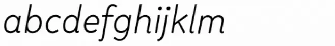 Mikado Light Italic