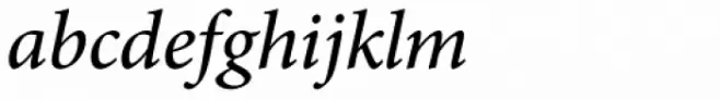 Minion Pro Medium Italic