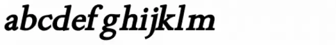 Minutia Bold Italic