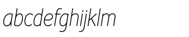 Miss Mable Extra Light Semi Condensed Italic