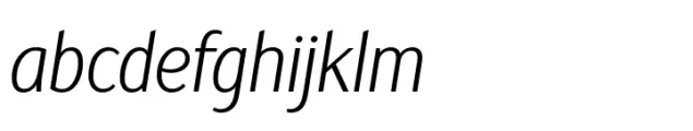 Miss Mable Light Semi Condensed Italic