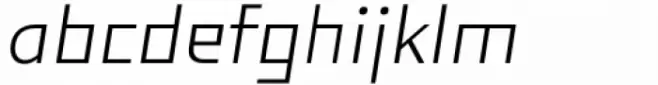 Mode 1 Thin Contrast Italic