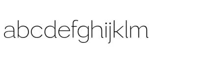 Modern Sans Extra Light