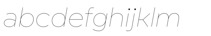 Modica Pro Hairline Italic